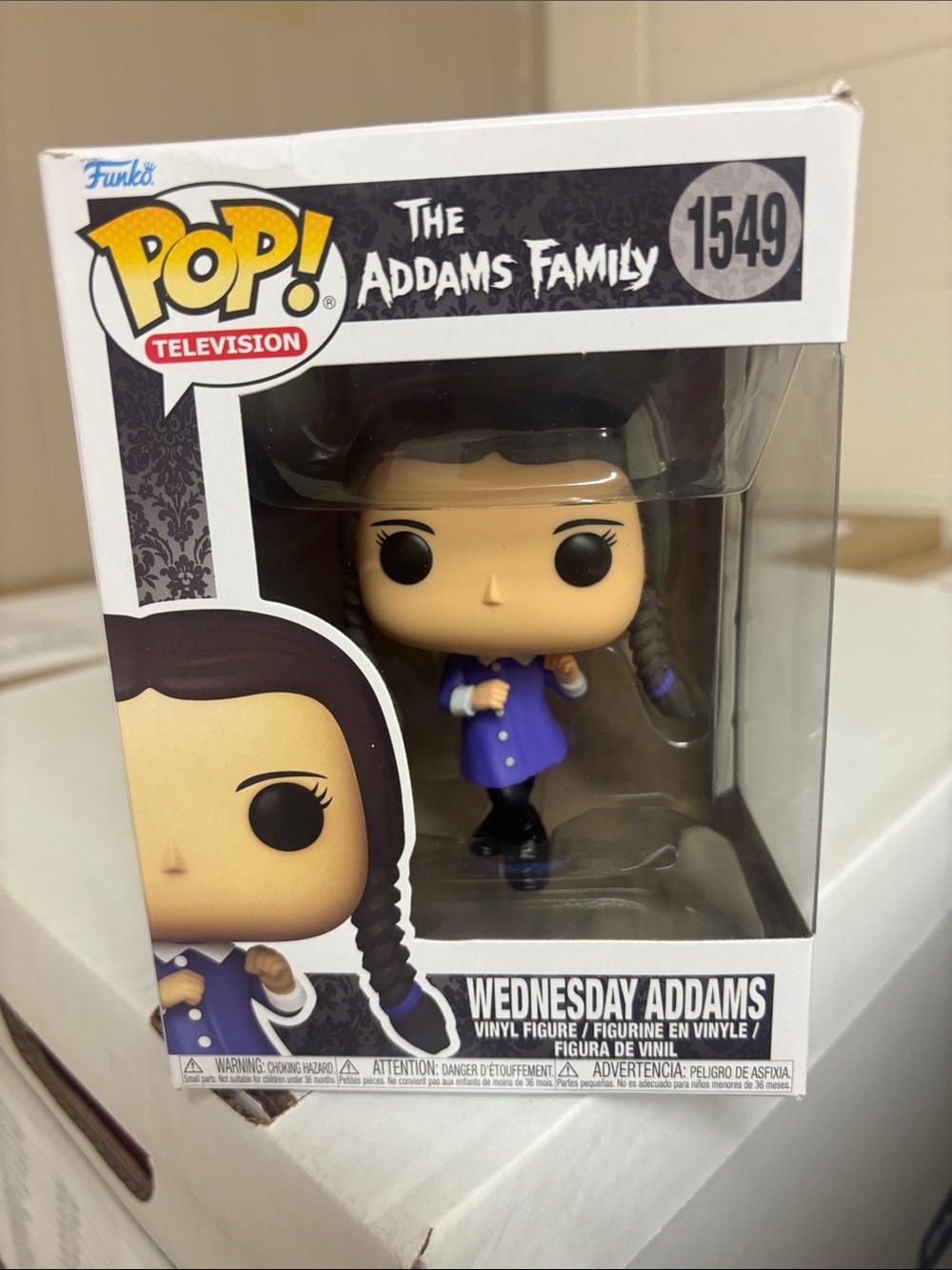 Wednesday Addams Funko Pop - Purple, Black
